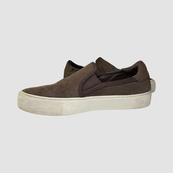 UGG Brown Suede Slip-On Sneakers Women's Size 8 (EU 39) Casual Comfort Shoes - Picture 11 of 11